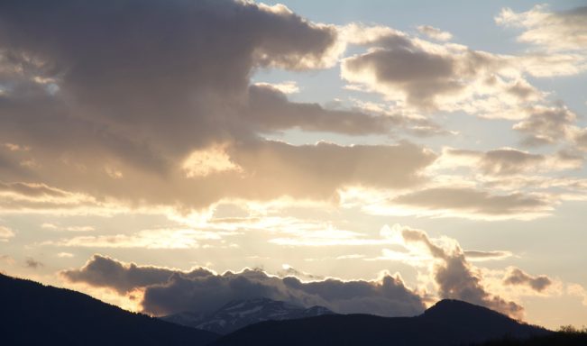 Ciel après l'orage