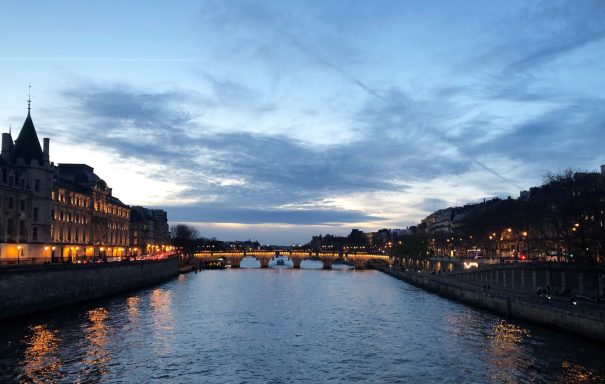 Soir d'orage sur la Seine